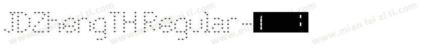 JDZhengTH Regular字体转换